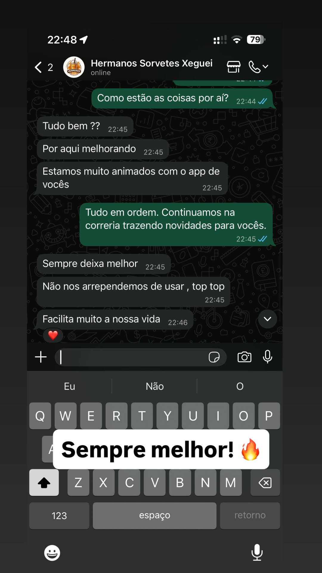 Depoimento de cliente Xeguei 9